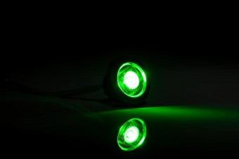 Lampa gabarit LED fi28 incastrabila verde FT-074ZIEL Fristom