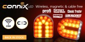 Kit lampi wireless LED prindere magnetica Connix  12v