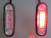 Lampa de contur a gabaritului pentru vehicule FT-015 Rosie bull-bar