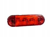 Lampa de pozitie rosie 3 LED 12v-24v FR0171