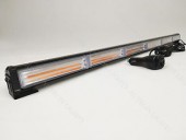 Rampa dirijare LED COB galben 12-24V Federal Signal 66cm