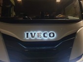 Sigla capota cromata IVECO iluminata LED ALB
