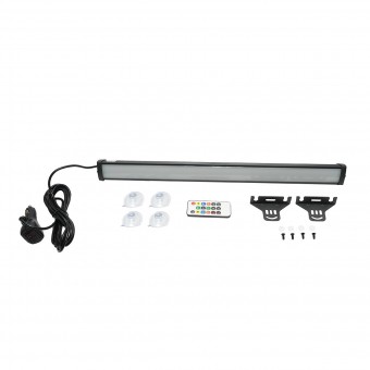 Bara LED RGB cu ventuze, 18W, 12-36V cu telecomanda, bluetooth