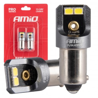Becuri LED CANBUS PRO T4W BA9S 4x2016 SMD alb 12V 24V  03579
