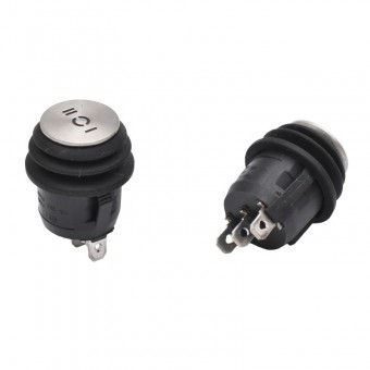 BUTON 2 FAZE ROTUND INOX