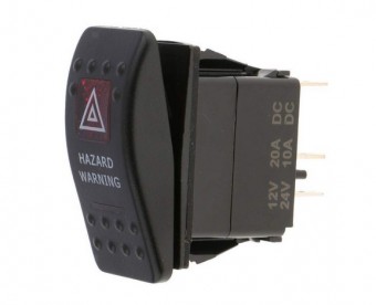 Buton PORNIT/OPRIT Lumini HAZARD