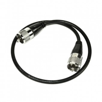 Cablu de legatura Albrecht NC-535, 50 cm, 2 mufe PL 259