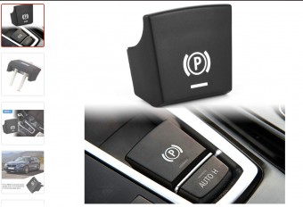 Capac buton frână de mână (buton P) BMW Seria 5,6,7,X3,X4 