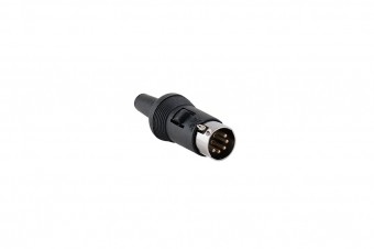 Conector pentru microfon MEGAWAT 5 pini unghi drept