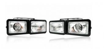 Kit 2 proiectoare de ceață față universale H3 12V-55W 