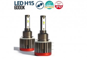Kit bec LED H15-10000lm -72W KRU028