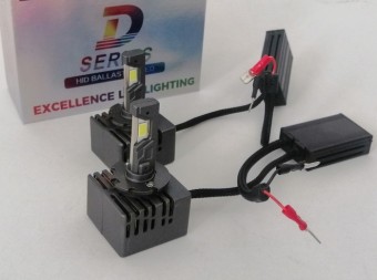 Kit becuri LED 12V, D1R, D1S, D2R, D2S, D3R, D3S, D4R, D4S,