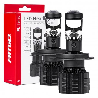 Kit becuri LED cu lupa H4 60W -03667 