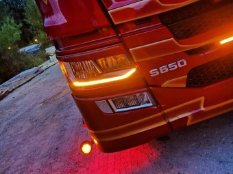 Kit conversie DRL orange Scania S și R cu faruri LED 2016+ 97060