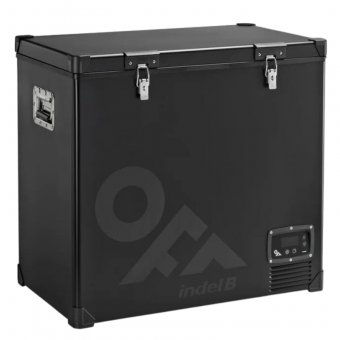 Lada frigorifica indelB TB Steel 130, 130 litri, alimentare 12/24V, racire +5°C / -16°C