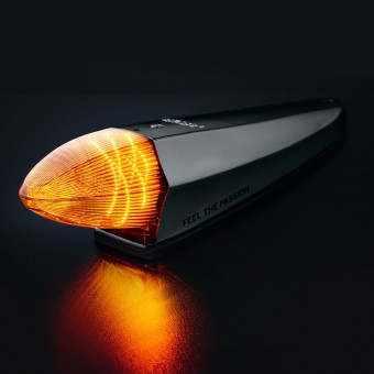 Lampa cabina TORPEDO BULLET (dark chrome)