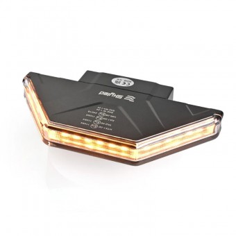 Lampa de avertizare de colt, stroboscop LED portocaliu, 18 LED x 3W