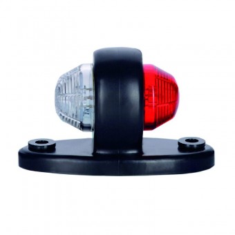 Lampa de gabarit mini rosu/alb LD465