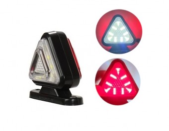  Lampa de gabatit led FR0101 alb/rosu