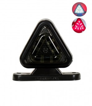 Lampa de gabatit led FR0101 fumurie rosu/alb