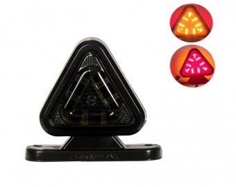 Lampa de gabatit led FR0101 fumurie rosu/galben