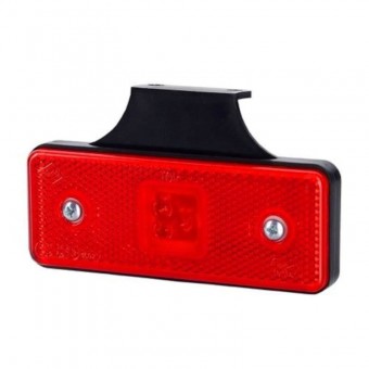 Lampa gabarit 110x41, LED, rosie, cu suport, LD162 Horpol 