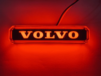 Lampa gabarit cu LOGO NEON Rosie FR0260 Volvo 