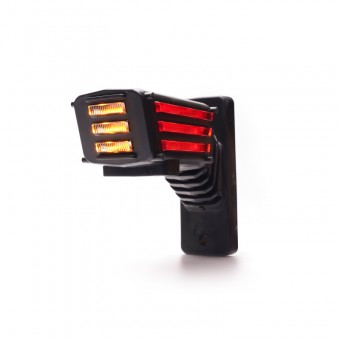 Lampa gabarit LED, brat scurt, stanga/dreapta, 12.1cm, SPOT, 12-24V, IP6K9K