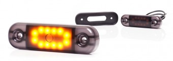 Lampa gabarit Slim cu 12 LED -Galben (dark) W275.2 BLACK 2339