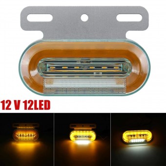 LAMPA LATERALA CU SUPORT 12V PORTOCALIE