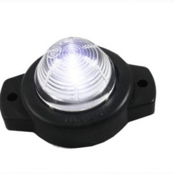 Lampa LED gabarit rotunda alb