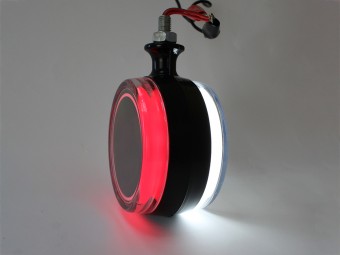  Lampa oglinda Pablo LOGO FR0333 D alb-rosu