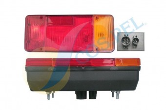 Lampa spate 5 functii mufa stanga Iveco Eurocargo (2 mufe)