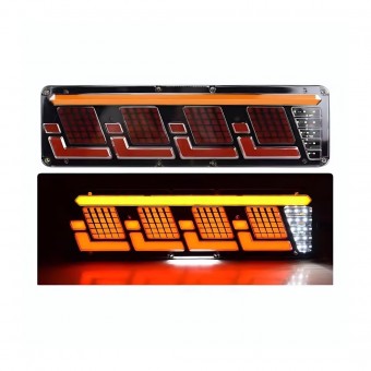 Lampa stop cu led si NEON VIP80 (46X13)