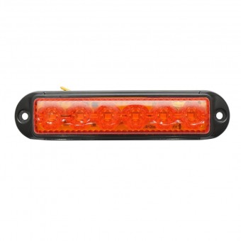 Lampa stroboscopica 6 LED FR1286S-black