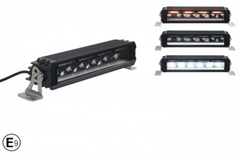 Ledbar cu DRL alb/galben 34 cm cu LED OSRAM si STROBOSCOP