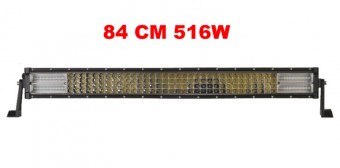 Ledbar LED 7D puternică de 84 cm, 516W