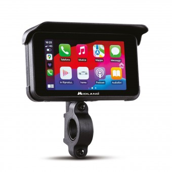 Midland BikePlay Guardian- cu CarPlay si Androidauto integrat pentru motociclete