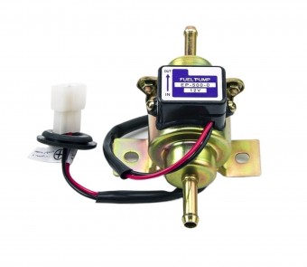 Pompa alimentare electrica universala 12V, L 130mm, 8mm pentru motorina/benzina