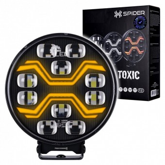 Proiector faza lunga cu DRL si stroboscop ToXic