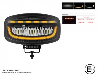 Proiector LED cu DRL si stroboscop FL2013W