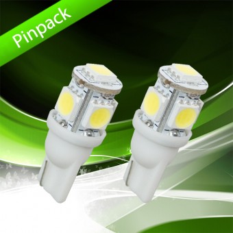 Set 2 bec led w5w 24V alb rece LEDSON 9341051
