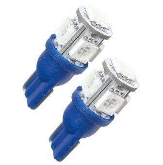 Set 2 bec led w5w 24V albastru LEDSON 9341054