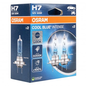 Set 2 bec Osram H7 12V 55W PX26d Cool Blue NEXT GEN 
