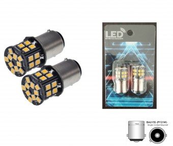 Set 2 becuri LED 12v semnalizare  BAU15S