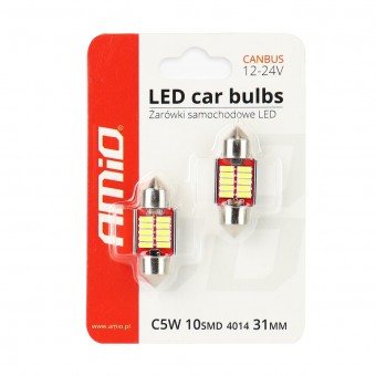 Set 2 Becuri Led sofit 31mm 12V-24V