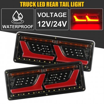 SET 2 LAMPI STOP CU NEON 12V-24V