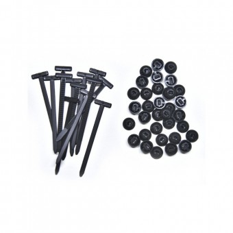 Set 50 coliere tip clipsuri universale pentru fixare auto