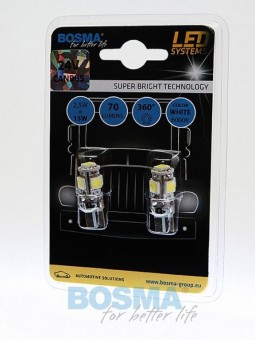 Set becuri led T10 5LED BOSMA 24V