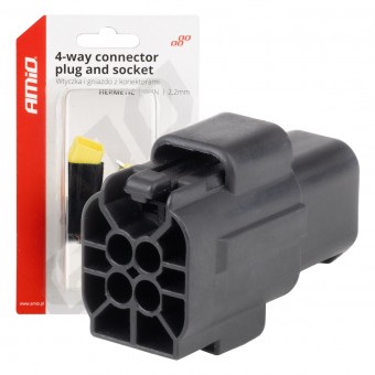 Set conector waterproof 4 PIN 2.2mm AMIO-04348